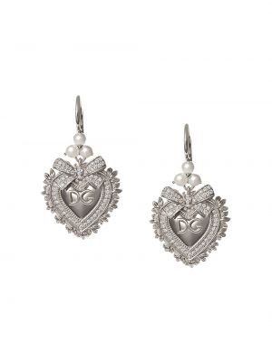 Náušnice s perlami se srdcovým vzorem Dolce & Gabbana
