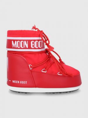 Классические ботинки Moon Boot красные