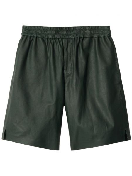 Læder bermudashorts Burberry grøn