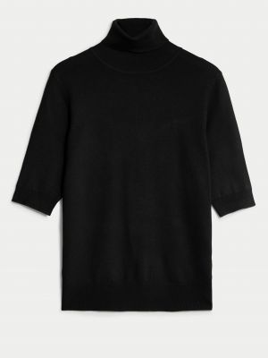 Přiléhavý svetr Marks & Spencer černý