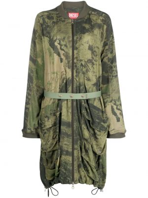 Kleid mit print mit camouflage-print Diesel