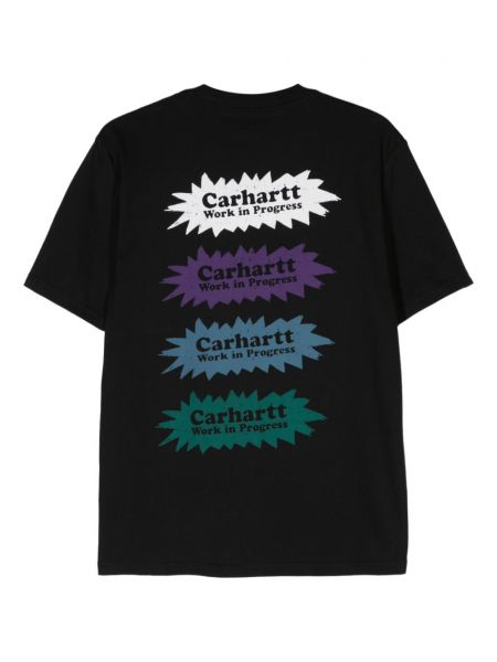T-shirt mit print Carhartt Wip schwarz