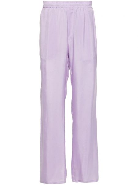 Pantalon droit Msgm violet