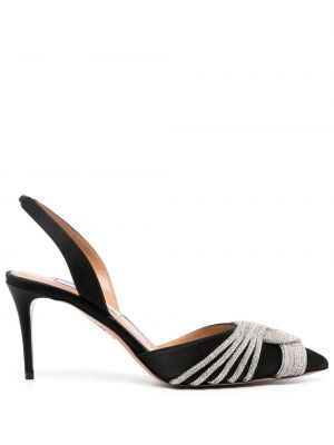 Slingback pumper med stropper Aquazzura sort