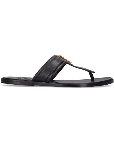 Kožené sandále Tom Ford čierna