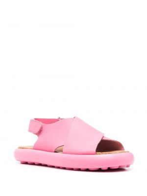 Sandály s otevřenou špičkou Camper růžové