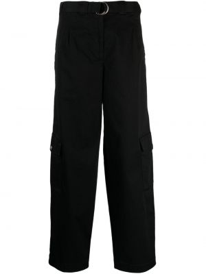 Relaxed fit „cargo“ stiliaus kelnės Lacoste juoda
