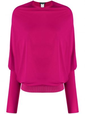 Drapert bluse Herve L. Leroux rosa