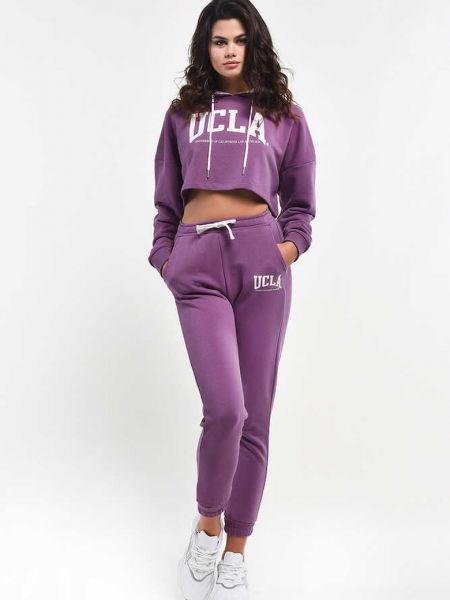 Спортивные штаны с высокой талией Ucla фиолетовые