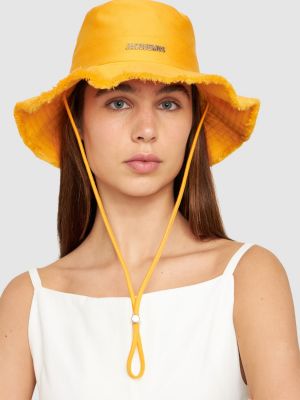 Cappello di cotone Jacquemus arancione