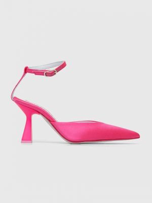 Ниски обувки с висок ток Chiara Ferragni розово