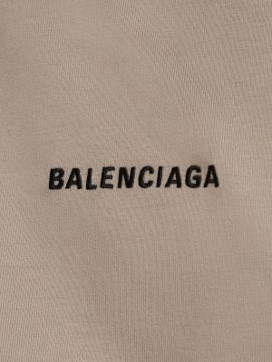 Camiseta de algodón Balenciaga gris