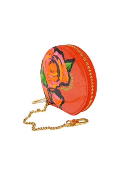 Kopertówka skórzana Louis Vuitton Vintage pomarańczowa