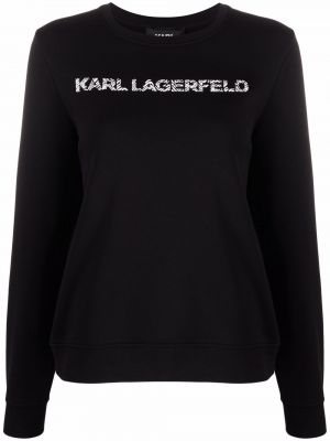 Φούτερ με λαιμόκοψη με σχέδιο Karl Lagerfeld
