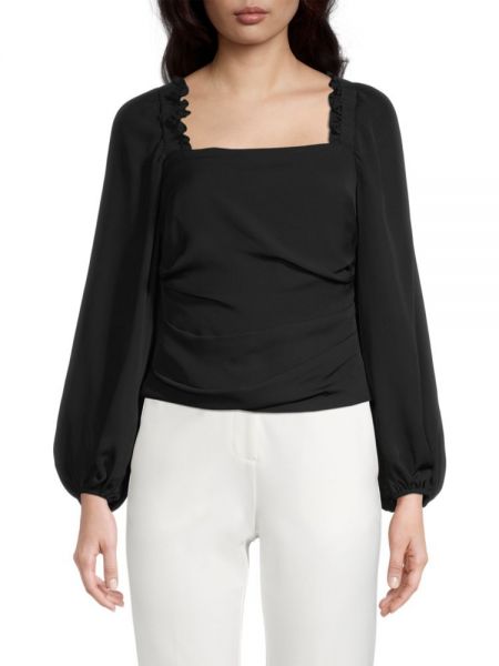 Шелковая блузка Ungaro черная