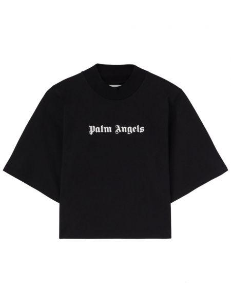 Puuvillased crop topp Palm Angels