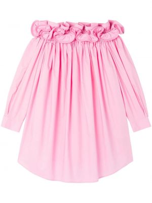Βαμβακερή φόρεμα Az Factory ροζ