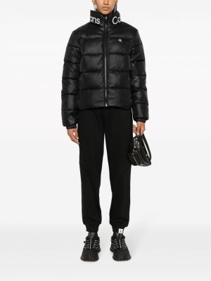 Treniņtērpa bikses džersija Calvin Klein Jeans melns