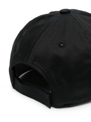 Medvilninis kepurė su snapeliu Vetements juoda