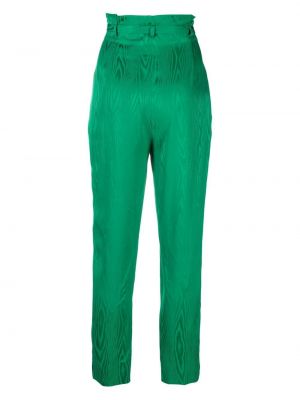 Pantalon droit taille haute Boutique Moschino vert
