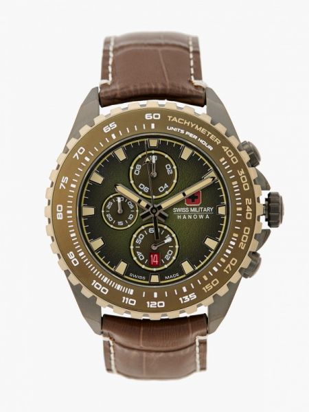 Часы Swiss Military Hanowa коричневые