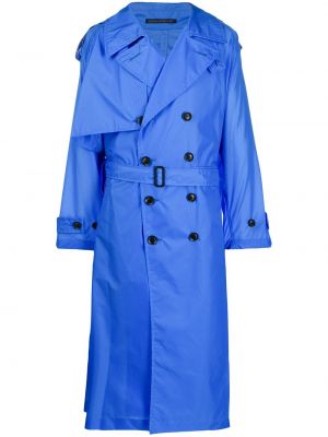 Oversize trenchcoat Yohji Yamamoto blau