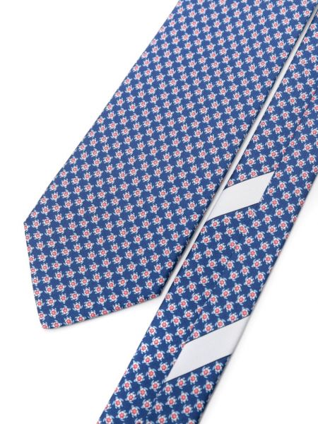 Cravatta con stampa Ferragamo
