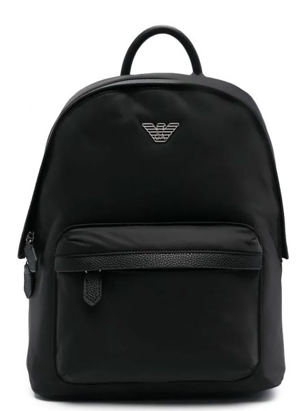 Черный рюкзак Emporio Armani