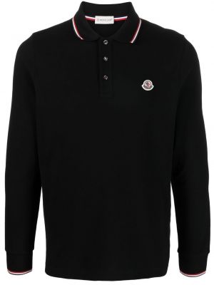 Poloskjorte Moncler svart