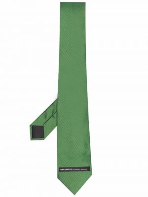 Corbata con bordado Givenchy verde