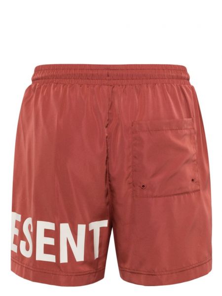 Mustriline lühikesed püksid Represent punane