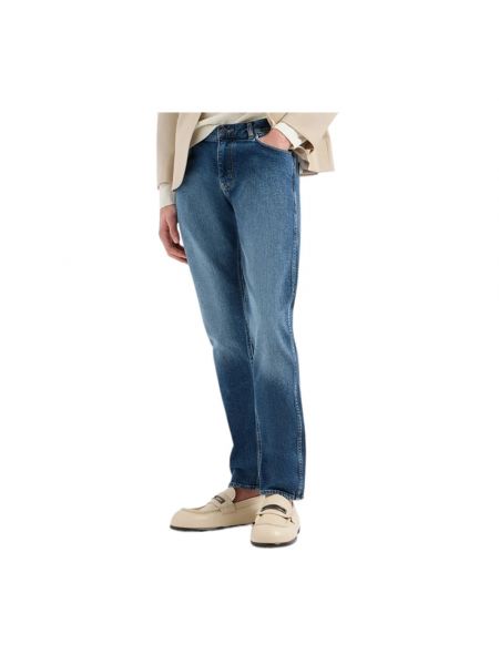 Straight jeans mit taschen Emporio Armani blau