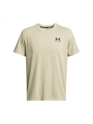Camiseta deportiva con bordado Under Armour marrón