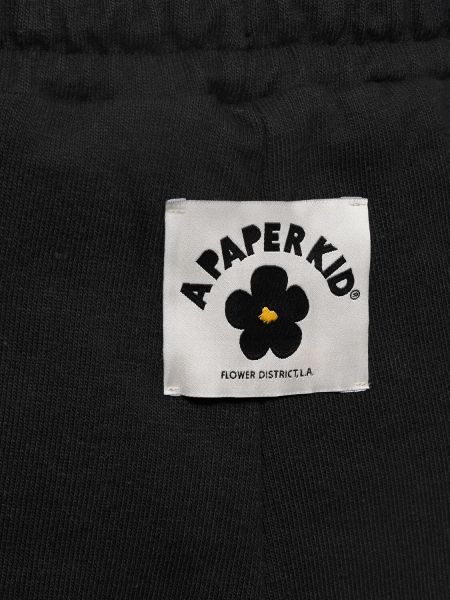 Pantalones de chándal A Paper Kid negro