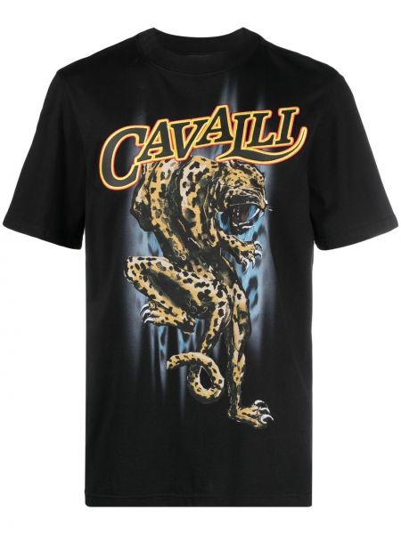 T-shirt Roberto Cavalli svart