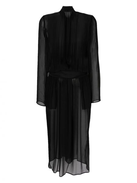 Robe de soirée transparent Filippa K noir