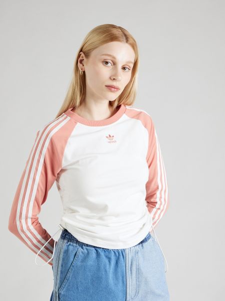 Tričko s dlhými rukávmi Adidas Originals biela