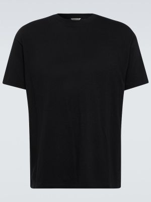 Camiseta de tela jersey Auralee negro