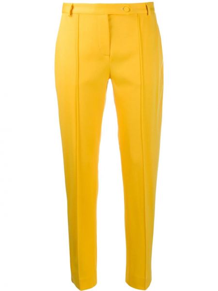 Pantalones slim fit Styland amarillo