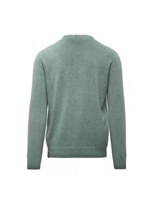 Jersey de lana de tela jersey de cuello redondo Bomboogie verde