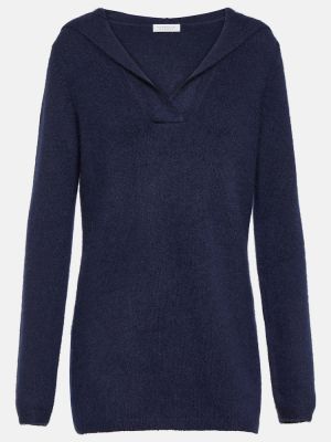 Kašmira zīda kapučdžemperis Gabriela Hearst zils
