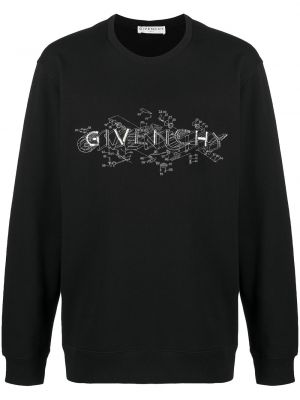 Jersey de tela jersey con apliques Givenchy negro
