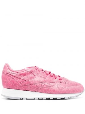 Baskets en cuir Reebok rose