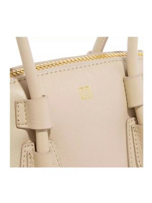 Bolsa de deporte de cuero Givenchy beige