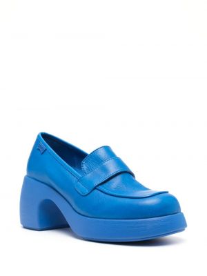 Kožené loafers Camper modré