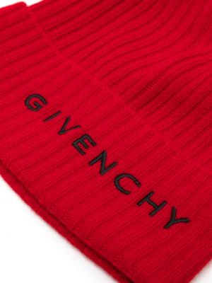 Haftowana czapka wełniana Givenchy