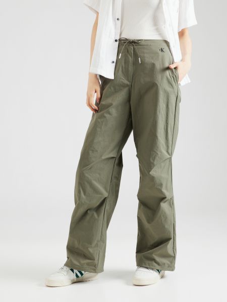 Püksid Calvin Klein Jeans roheline