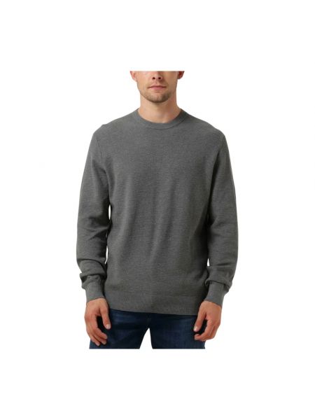 Pullover mit rundem ausschnitt Profuomo grau