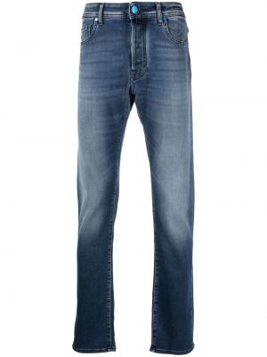 Smal skinny fit-jeans Jacob Cohën blå