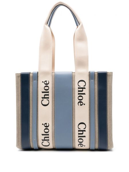 Nákupná taška Chloé modrá